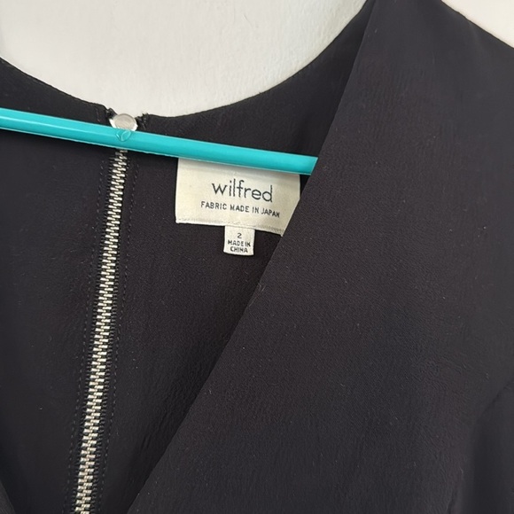 Aritzia Wilfred Black fit and flare Dress size 2 - Picture 4 of 5